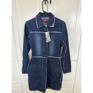 Younique Jeans Medium Retro Sparkle Stretch Denim Dress Size Small